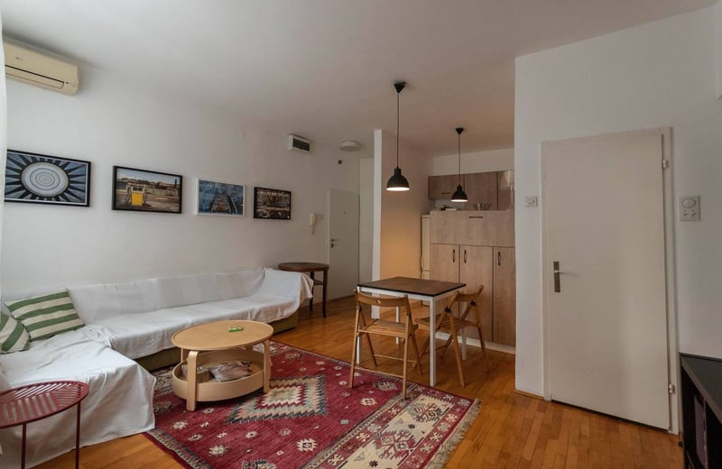 Miete einer gemütlichen 2-Zimmer-Wohnung, 45 m², Zentrum, Vračar, Belgrad, Serbien
